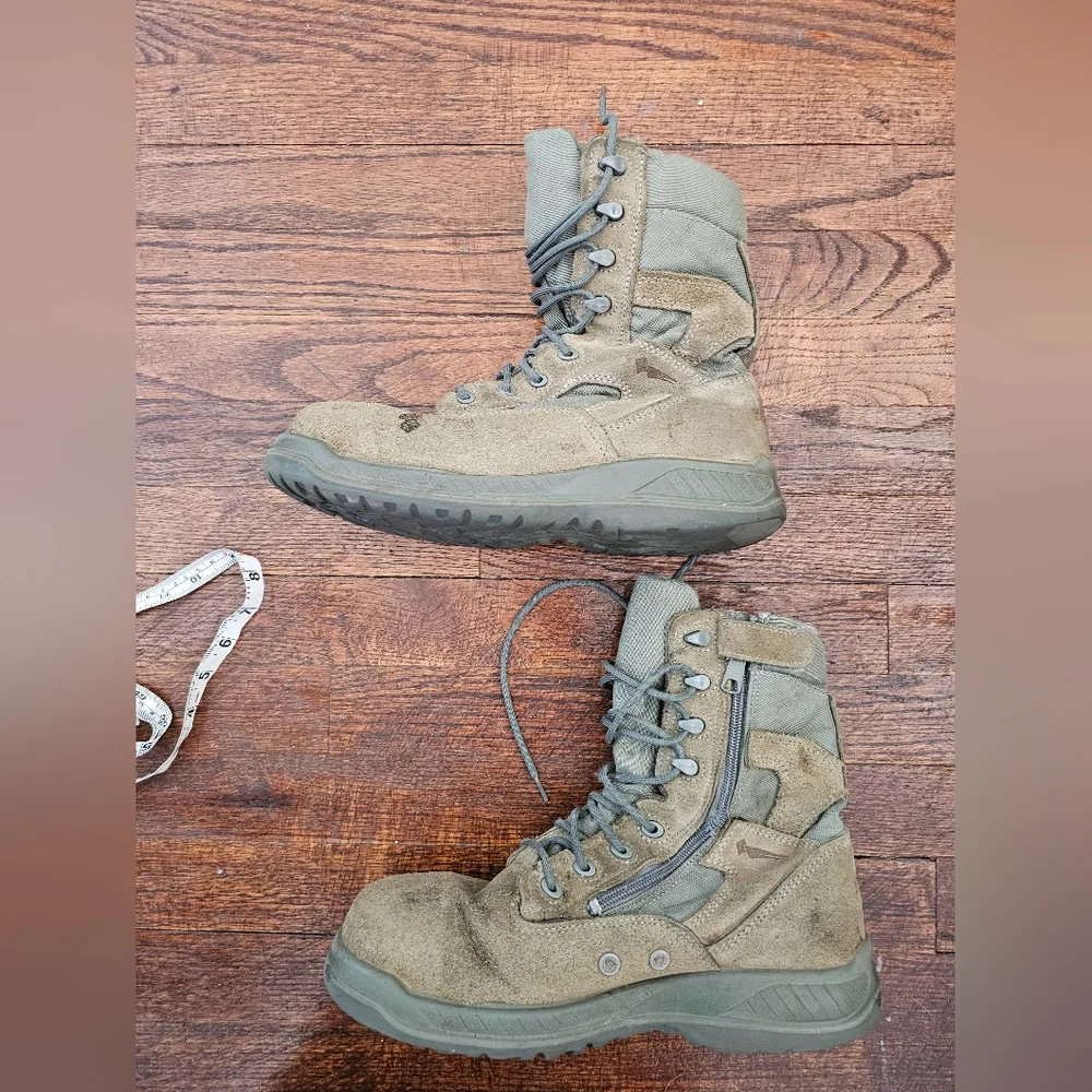 Beleville Khaki Olive Green Combat Tactical Boots‎ Sz 9.5